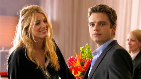 Sebastian Stan y Blake Lively en Gossip Girl Sebastian Stan y Blake Lively en Gossip Girl
