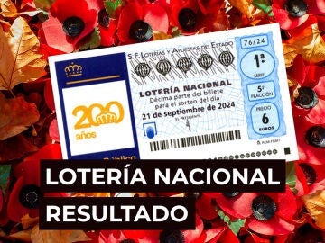 Sorteo Lotería Nacional: Comprobar décimo de hoy sábado 21 de septiembre, en directo