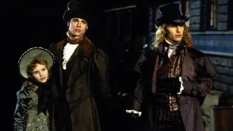 Kirsten Dunst, Brad Pitt y Tom Cruise en Entrevista con el vampiro Kirsten Dunst, Brad Pitt y Tom Cruise en Entrevista con el vampiro