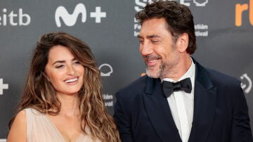 Javier Bardem y Penélope Cruz en el Festival de San Sebastián 2024