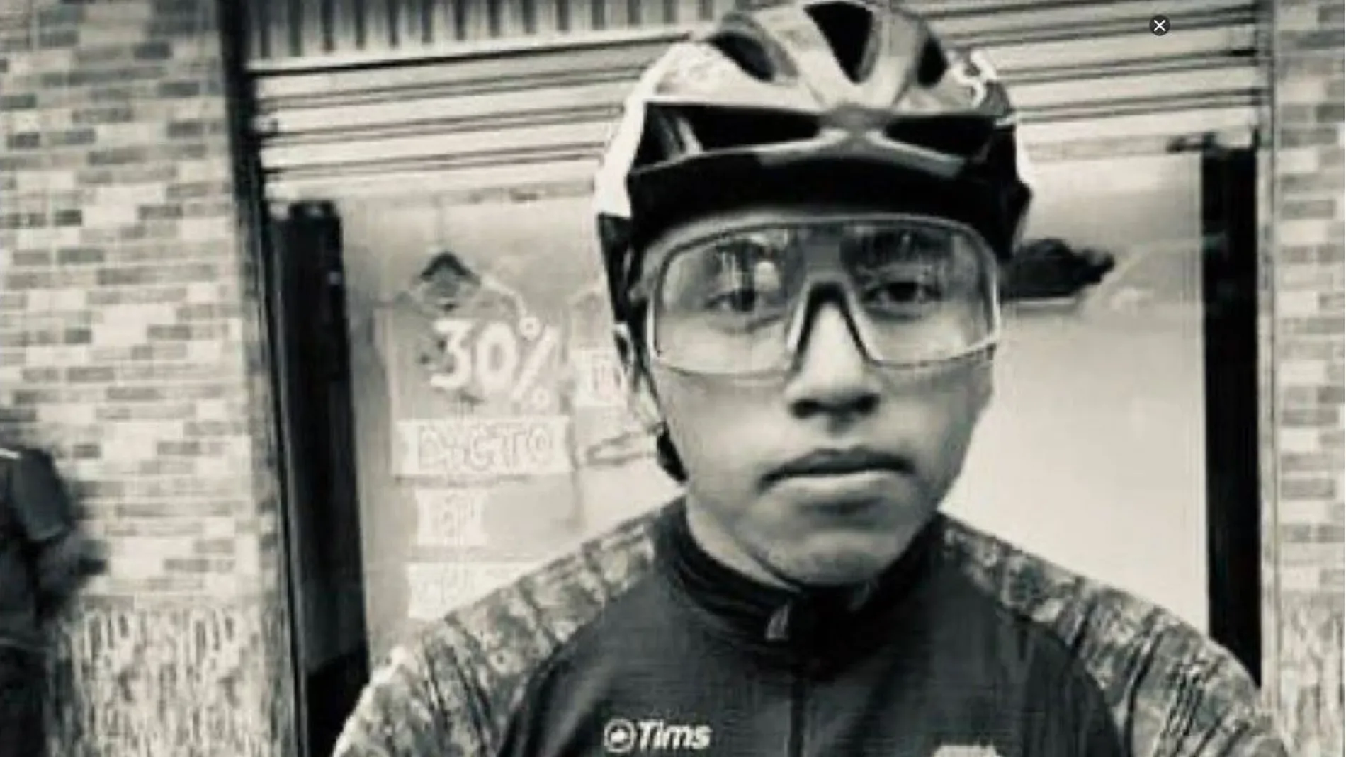 El ciclista Kevin Pozo, de 24 años El ciclista Kevin Pozo, de 24 años