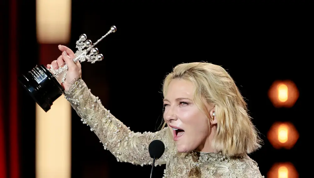 Cate Blanchett, emocionada por su premio en San Sebastián Cate Blanchett, emocionada por su premio en San Sebastián