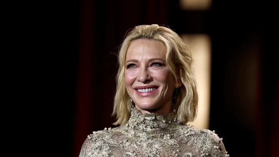 Cate Blanchett con su Premio Donostia en el Festival de San Sebastián Cate Blanchett con su Premio Donostia en el Festival de San Sebastián