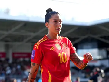 Jenni Hermoso durante un partido de España en la Eurocopa 2024 Jenni Hermoso durante un partido de España en la Eurocopa 2024