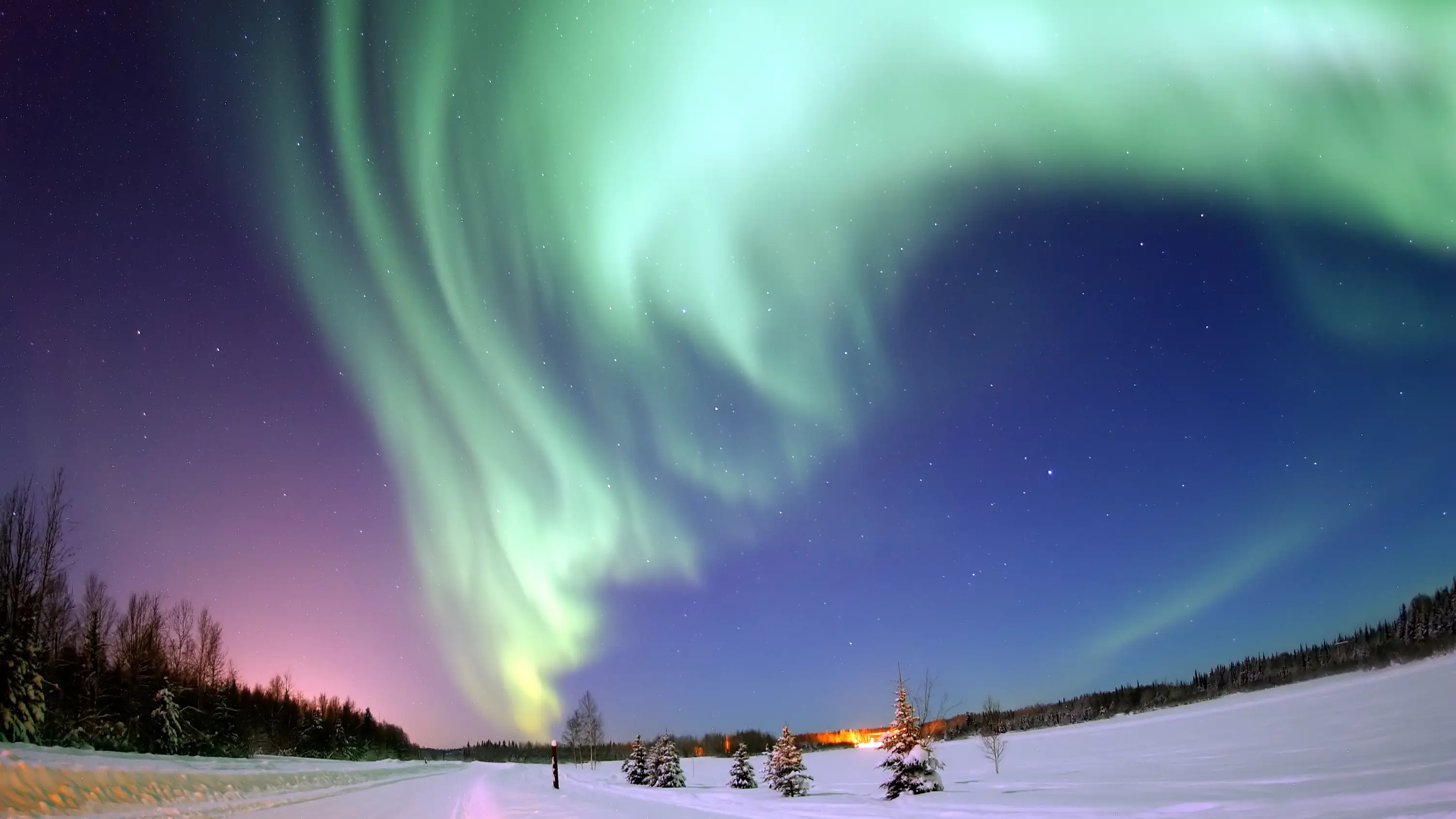 Imagen de una aurora boreal durante el evento Carrington de 1859 Imagen de una aurora boreal durante el evento Carrington de 1859