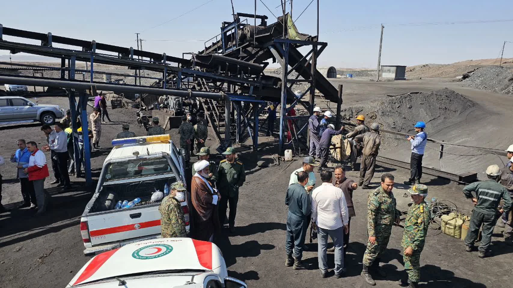 La mina donde ha ocurrido la explosión en Irán La mina donde ha ocurrido la explosión en Irán