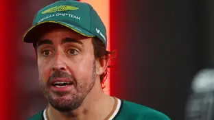 Fernando Alonso tras el GP de Singapur Fernando Alonso tras el GP de Singapur
