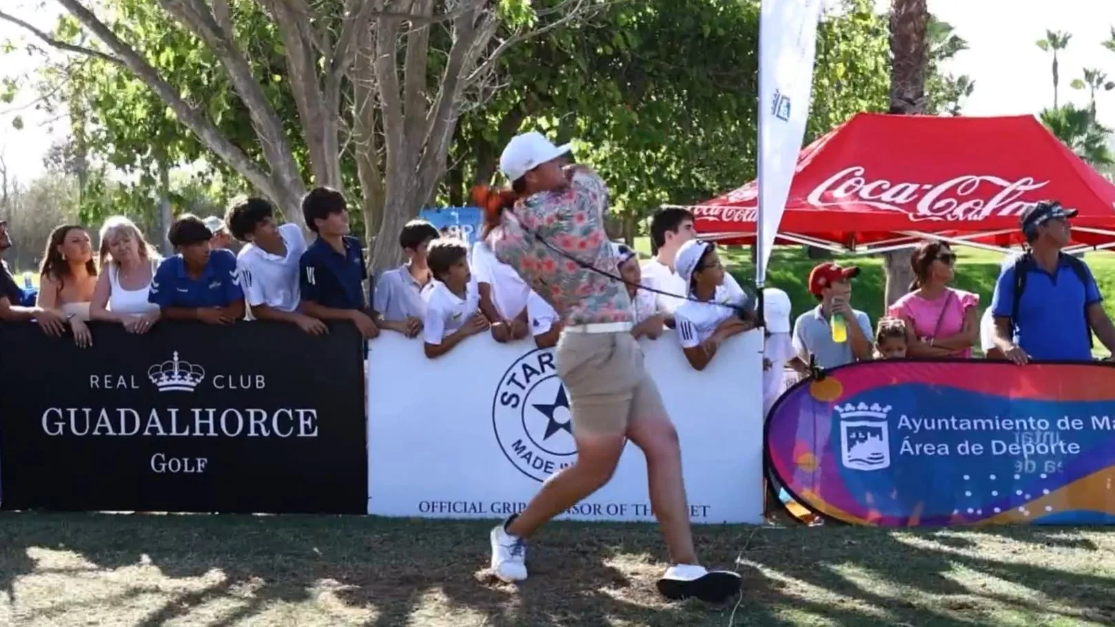 Un jugador durante el 'Long Drive Golf' Un jugador durante el 'Long Drive Golf'