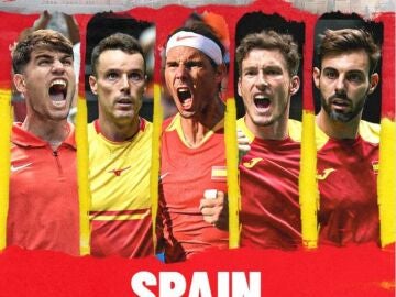 El equipo de España para la fase final de la Copa Davis 2024 en Málaga