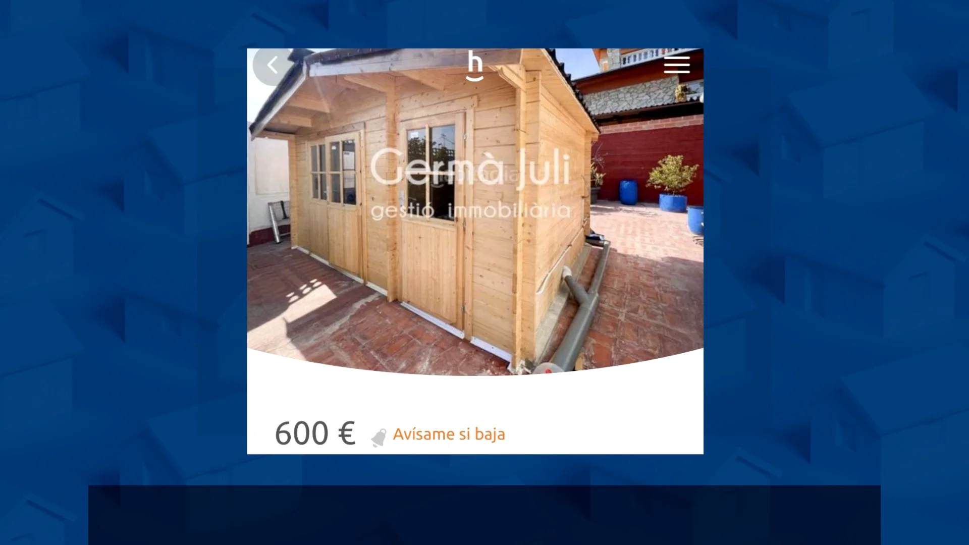 Se alquila una caseta de jard&iacute;n en un &aacute;tico