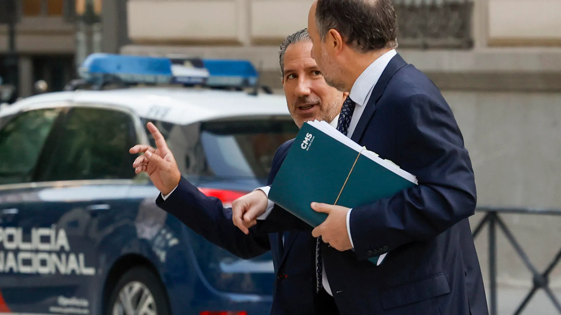 Jes&uacute;s Manuel G&oacute;mez, a su llegada este lunes a la Audiencia Nacional