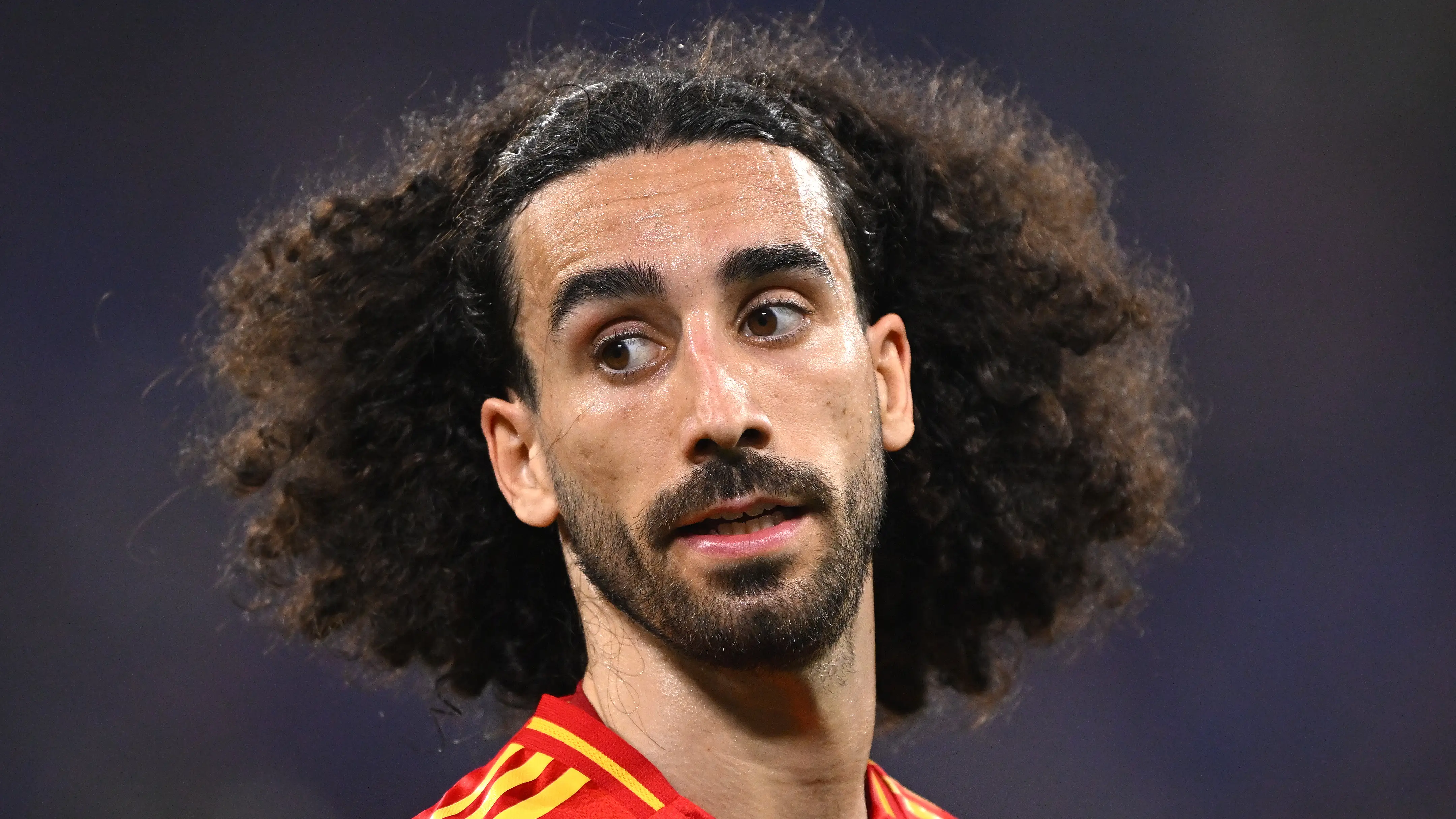 Cucurella durante la Eurocopa Cucurella durante la Eurocopa