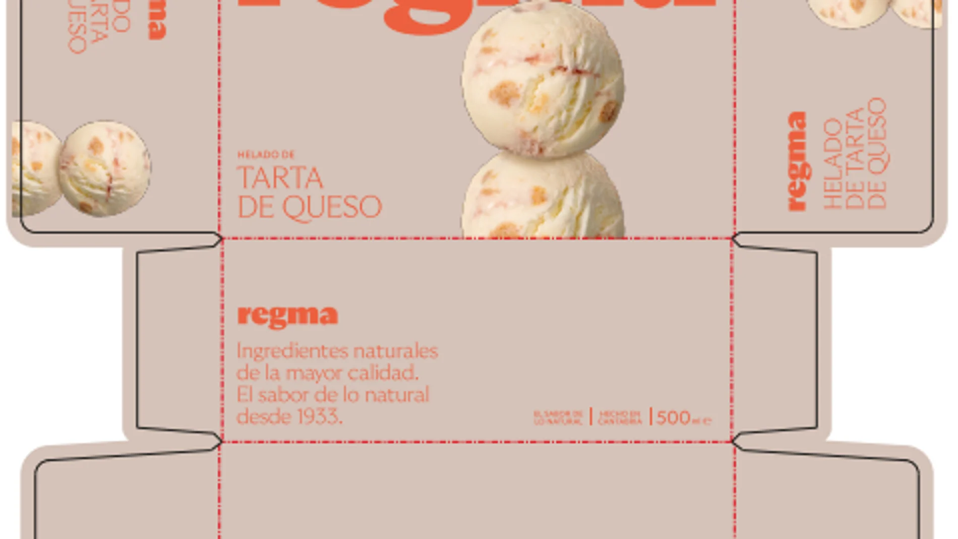 El helado de tarta de queso de queso mal etiquetado El helado de tarta de queso de queso mal etiquetado