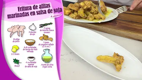 Ingredientes para las alitas Ingredientes para las alitas
