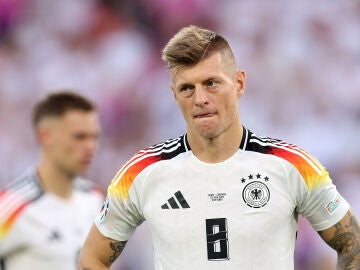 Toni Kroos en el partido contra España de la EURO