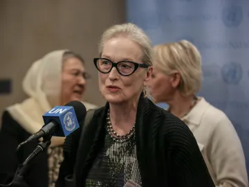 Meryl Streep en la ONU Meryl Streep en la ONU