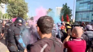 Protestas en The distric Barcelona