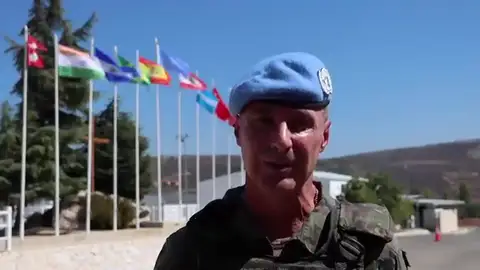 Eel comandante de las fuerzas españolas en Líbano Eel comandante de las fuerzas españolas en Líbano