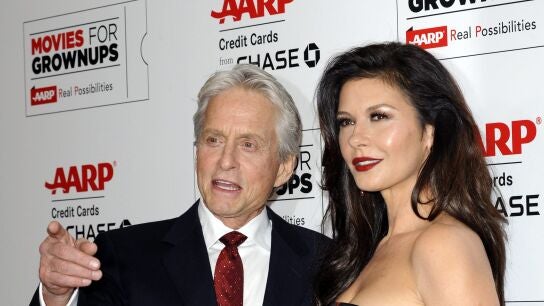 Michael Douglas y Catherine Zeta-Jones en 2016