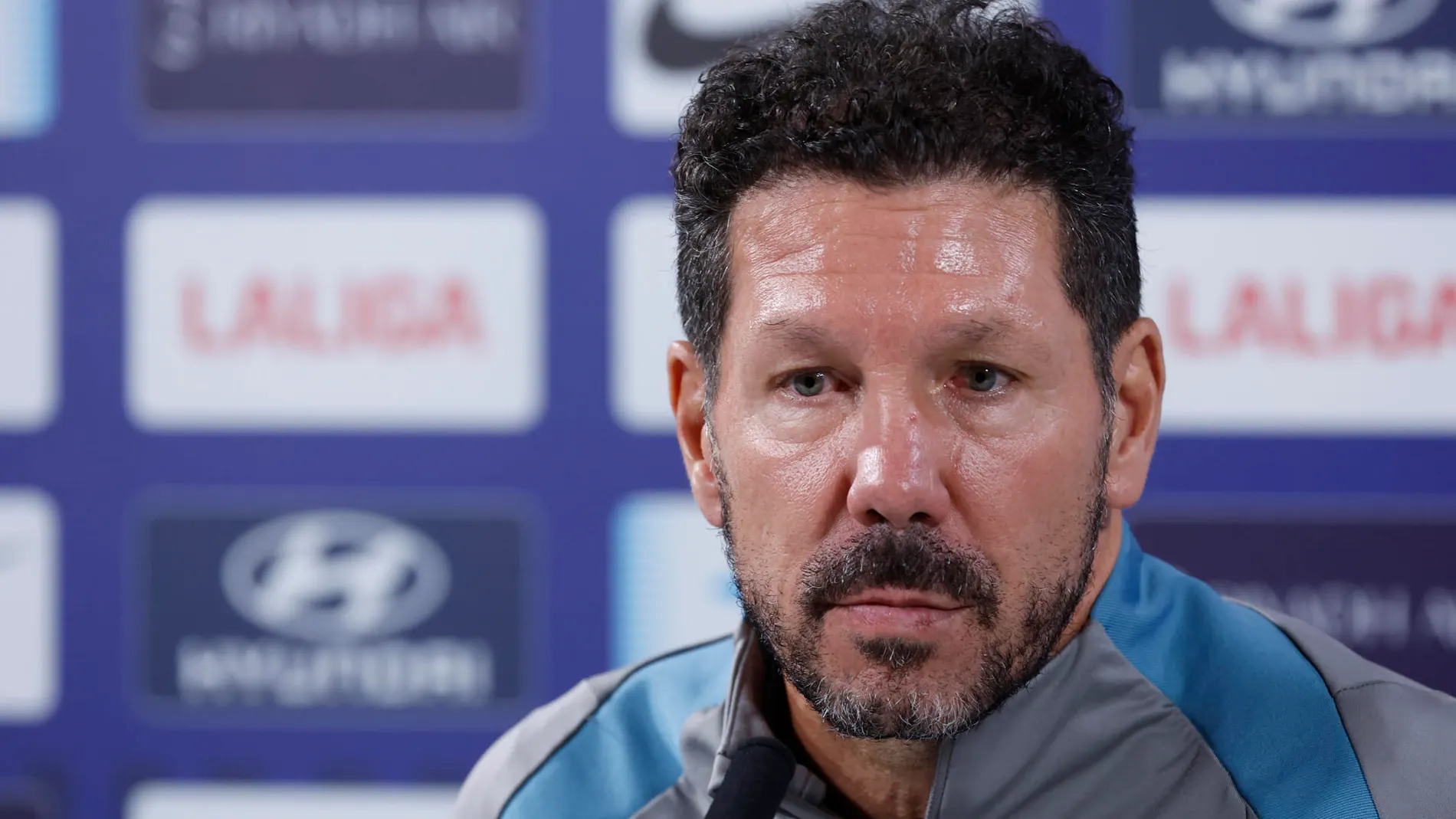 Simeone, en rueda de prensa Simeone, en rueda de prensa