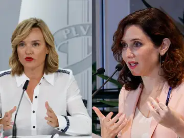 Pilar Alegría e Isabel Díaz Ayuso Pilar Alegría e Isabel Díaz Ayuso