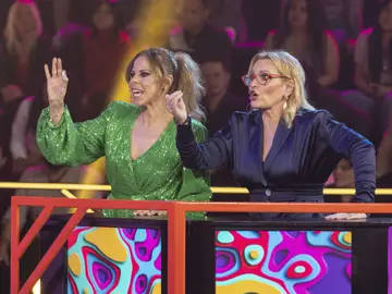 ¡No les aguantan el ritmo! Ainhoa Arteta y Pastora Soler, implacables en una prueba sobre cultura musical ¡No les aguantan el ritmo! Ainhoa Arteta y Pastora Soler, implacables en una prueba sobre cultura musical