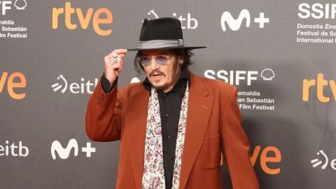 Johnny Depp en el Festival de San Sebastián