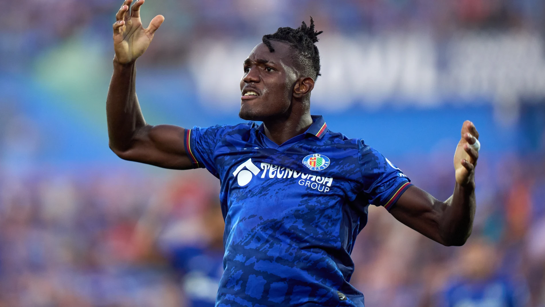 El futbolista del Getafe Christantus Uche El futbolista del Getafe Christantus Uche