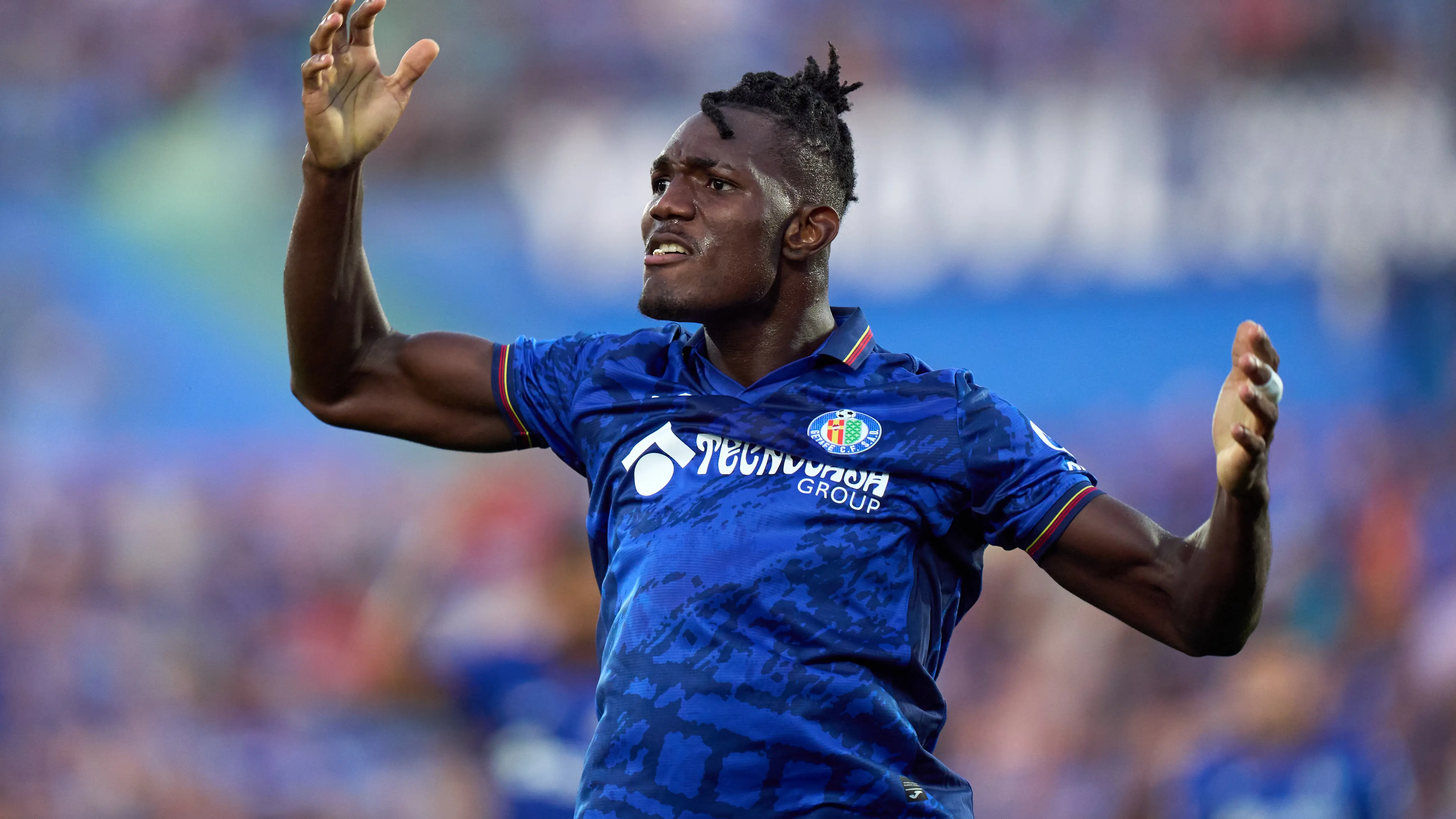 El futbolista del Getafe Christantus Uche El futbolista del Getafe Christantus Uche