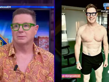El increíble cambio físico de Jorge Cardaval: "Me gusta mucho hacer deporte" El increíble cambio físico de Jorge Cardaval: "Me gusta mucho hacer deporte"