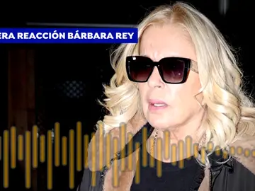La reacción de Bárbara Rey. La reacción de Bárbara Rey.