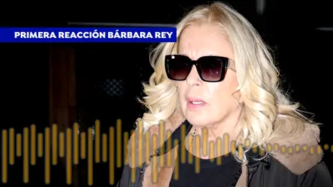 La reacción de Bárbara Rey. La reacción de Bárbara Rey.