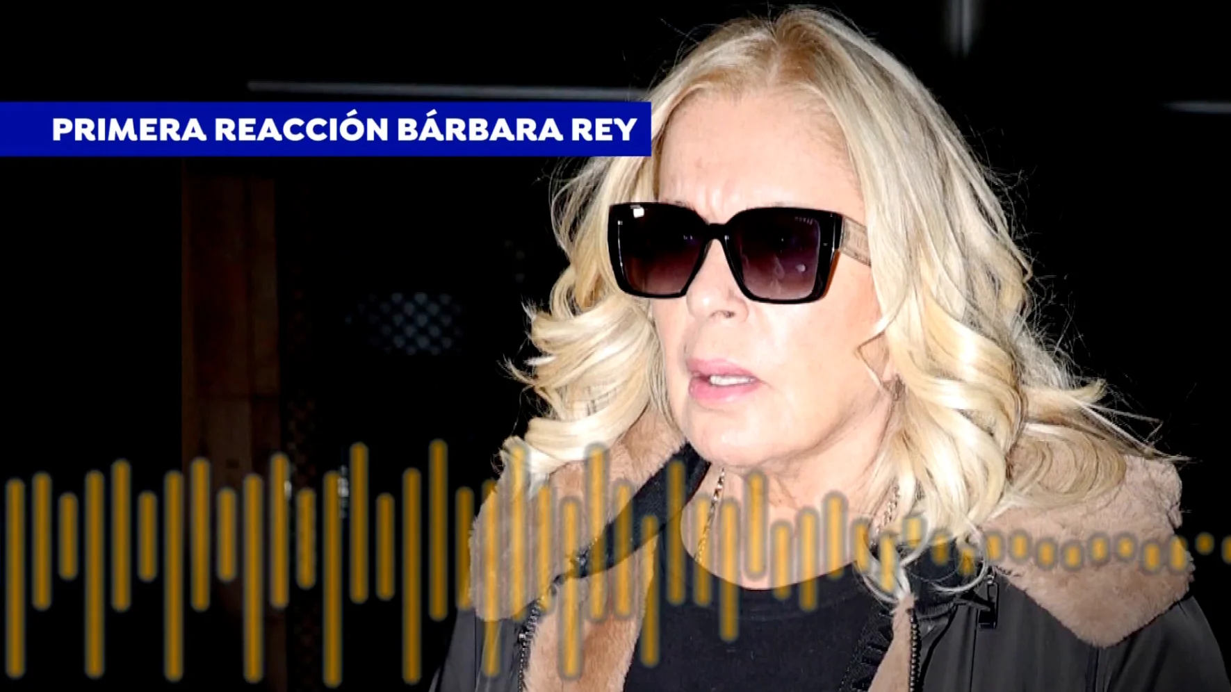 La reacci&oacute;n de B&aacute;rbara Rey.