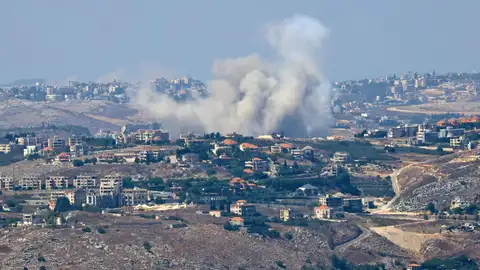 Bombardeo en el sur de Líbano Bombardeo en el sur de Líbano