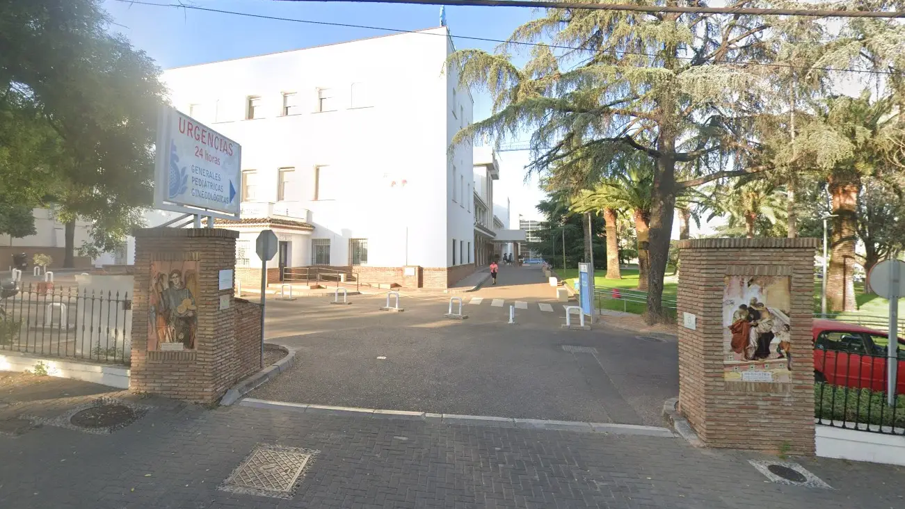 Entrada Urgencias del Hospital San Juan de Dios de C&oacute;rdoba