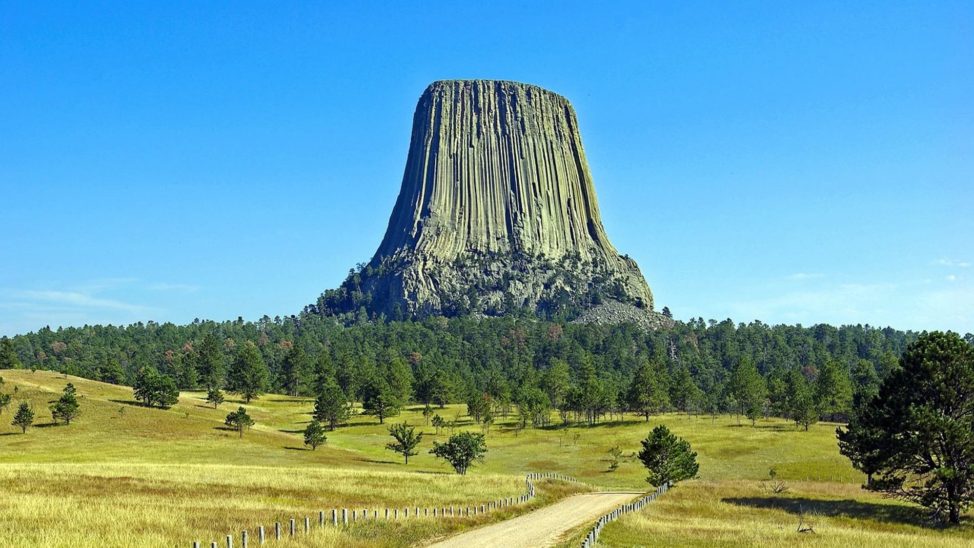 La 'Torre del Diablo', en Wyoming La 'Torre del Diablo', en Wyoming