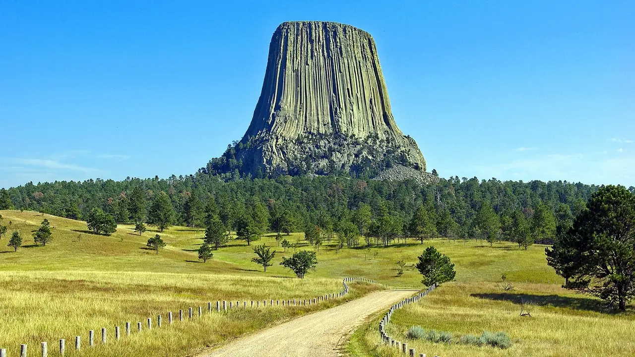 La 'Torre del Diablo', en Wyoming La 'Torre del Diablo', en Wyoming