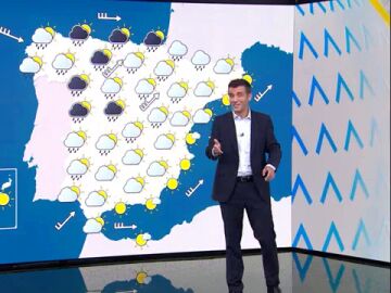 Hoy la borrasca 'Aitor' nos deja más lluvia y viento. Mañana, la novedad, será la bajada de temperaturas