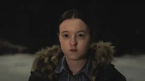 Bella Ramsey como Ellie en The Last of Us II Bella Ramsey como Ellie en The Last of Us II