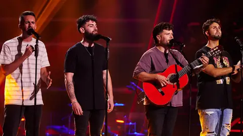 El cuarteto Los tirantitos cautiva a Orozco: “Con vosotros me voy a cualquier parte” El cuarteto Los tirantitos cautiva a Orozco: “Con vosotros me voy a cualquier parte”