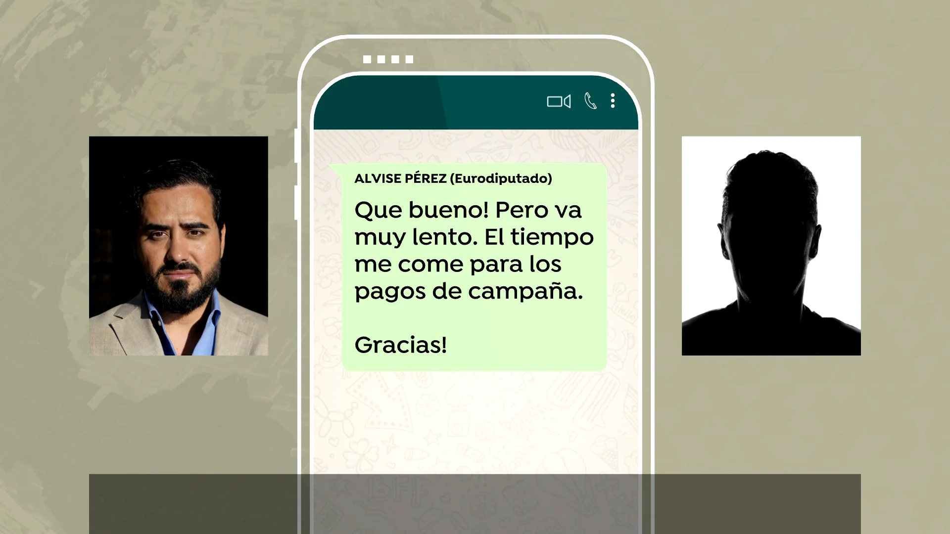 Mensaje de Alvise Pérez Mensaje de Alvise Pérez
