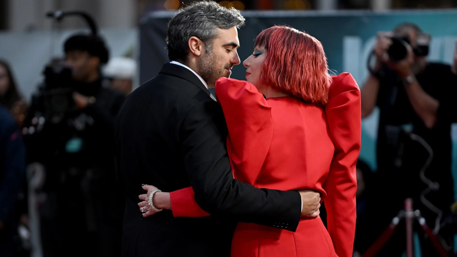 Lady Gaga y su prometido Michael Polansky Lady Gaga y su prometido Michael Polansky