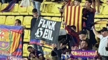 La pancarta por la que el Barça ha sido sancionado