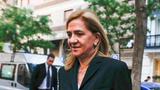 La infanta Cristina en el funeral de Juan Miguel Villar La infanta Cristina en el funeral de Juan Miguel Villar