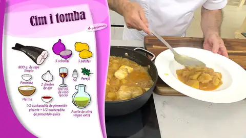 Ingredientes Cim i tomba Ingredientes Cim i tomba