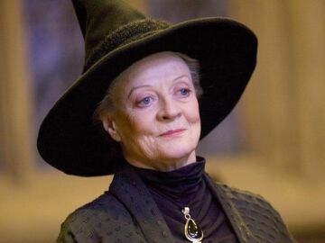 Maggie Smith como la señora McGonagall en Harry Potter