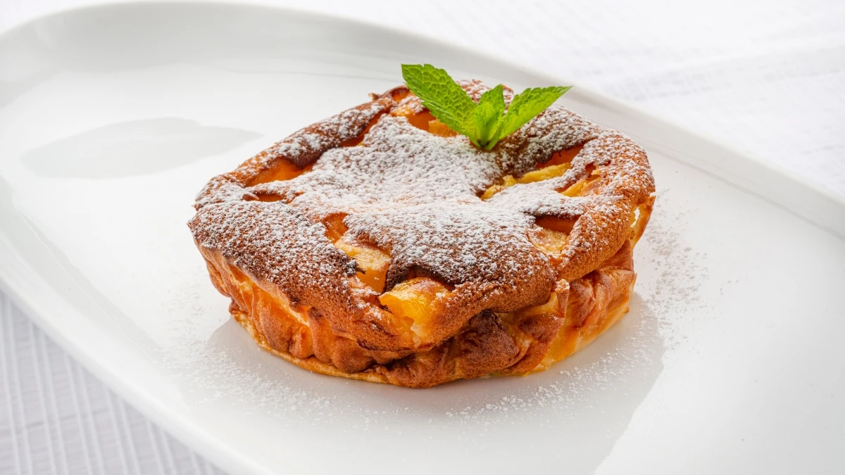 Un postre r&aacute;pido y de temporada, de Argui&ntilde;ano: clafoutis de mango