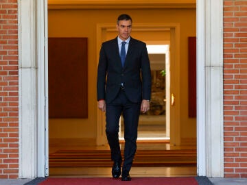 Pedro Sánchez en el Palacio de la Moncloa