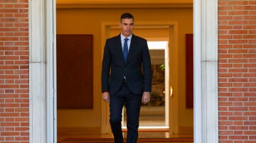 Pedro Sánchez en el Palacio de la Moncloa