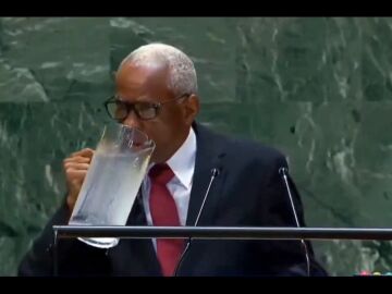 El representante de Haití en la asamblea de la ONU